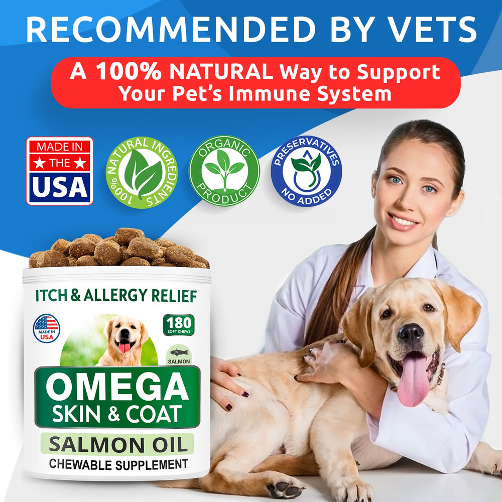BARK&SPARK omega3 picky-eater-friendly bites shown with no-pills appeal.