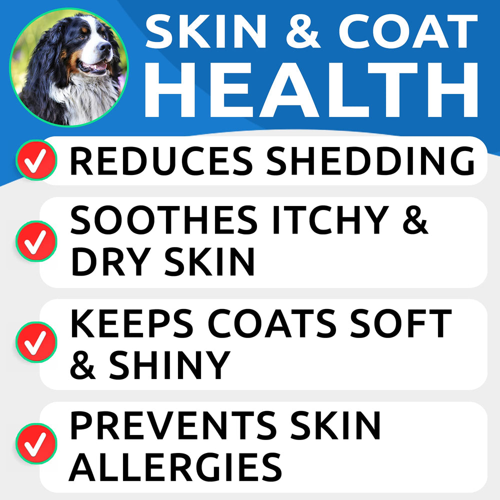 BARK&SPARK skin and coat chews with EPA/DHA for healthier shine