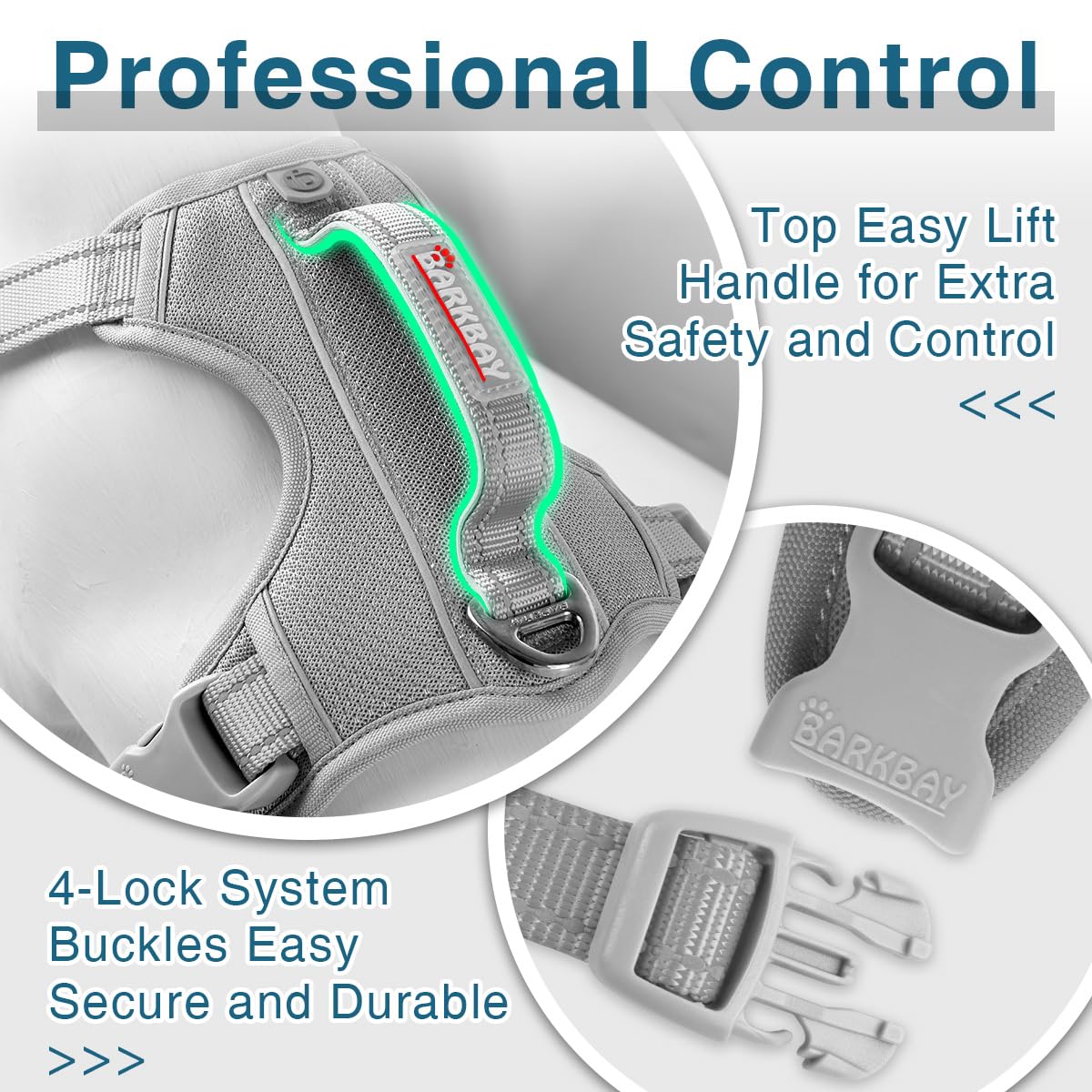 BARKBAY Adjustable Fit demonstrates snug, customizable harness