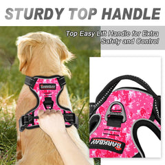 BARKBAY No Pull Harness chest clip and back clip for safer walking control