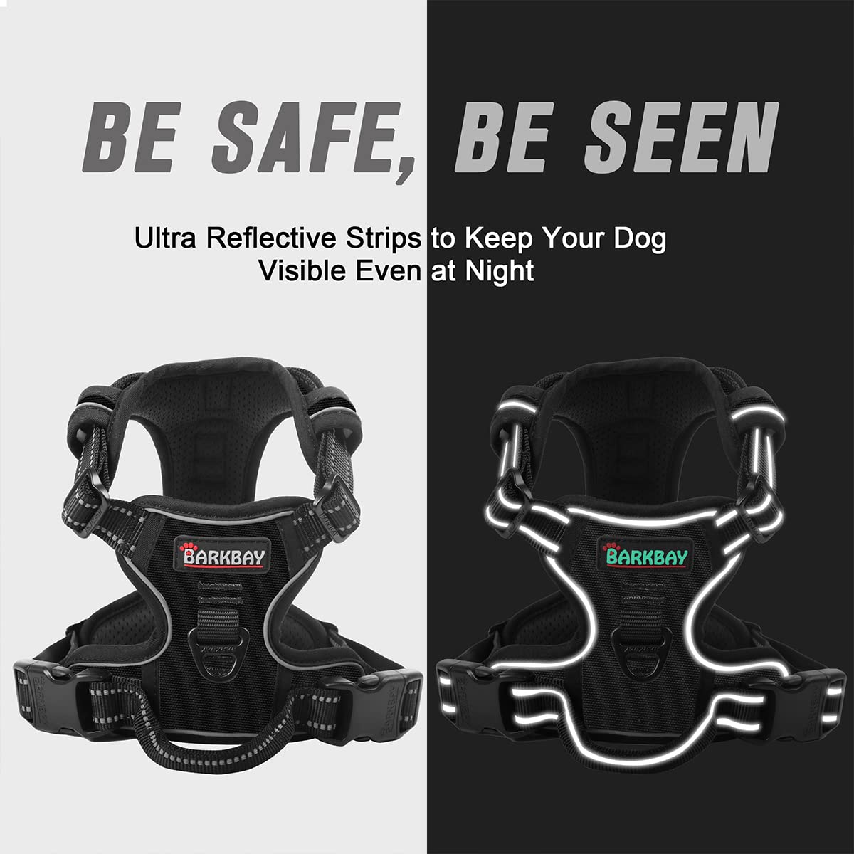 BARKBAY top easy lift handle adds safety and quick control