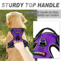 BARKBAY No Pull Harness chest clip provides dual leash points for versatile training