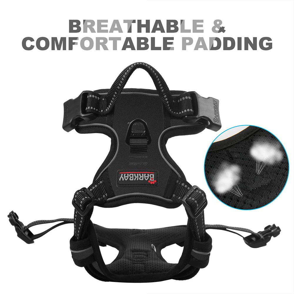 BARKBAY No-Pull harness easy on-off design for busy mornings