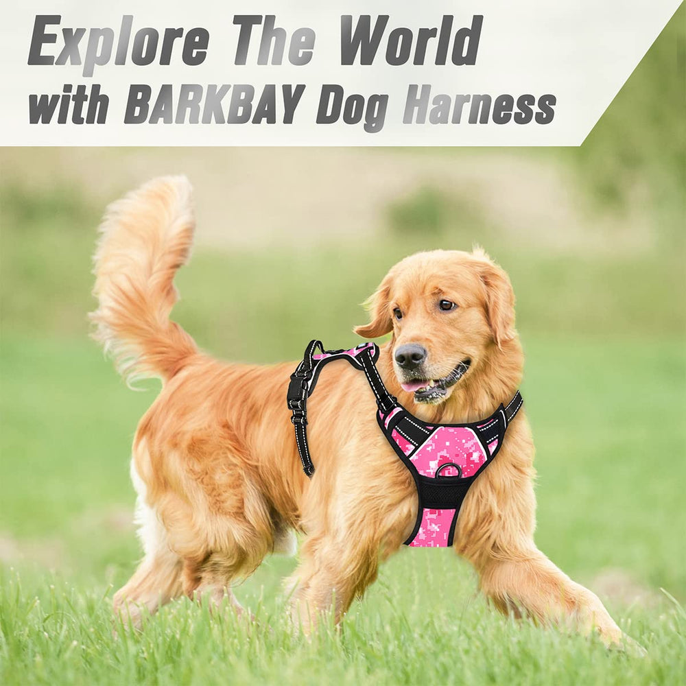 BARKBAY Lightweight No Rip Nylon harness for durable daily use