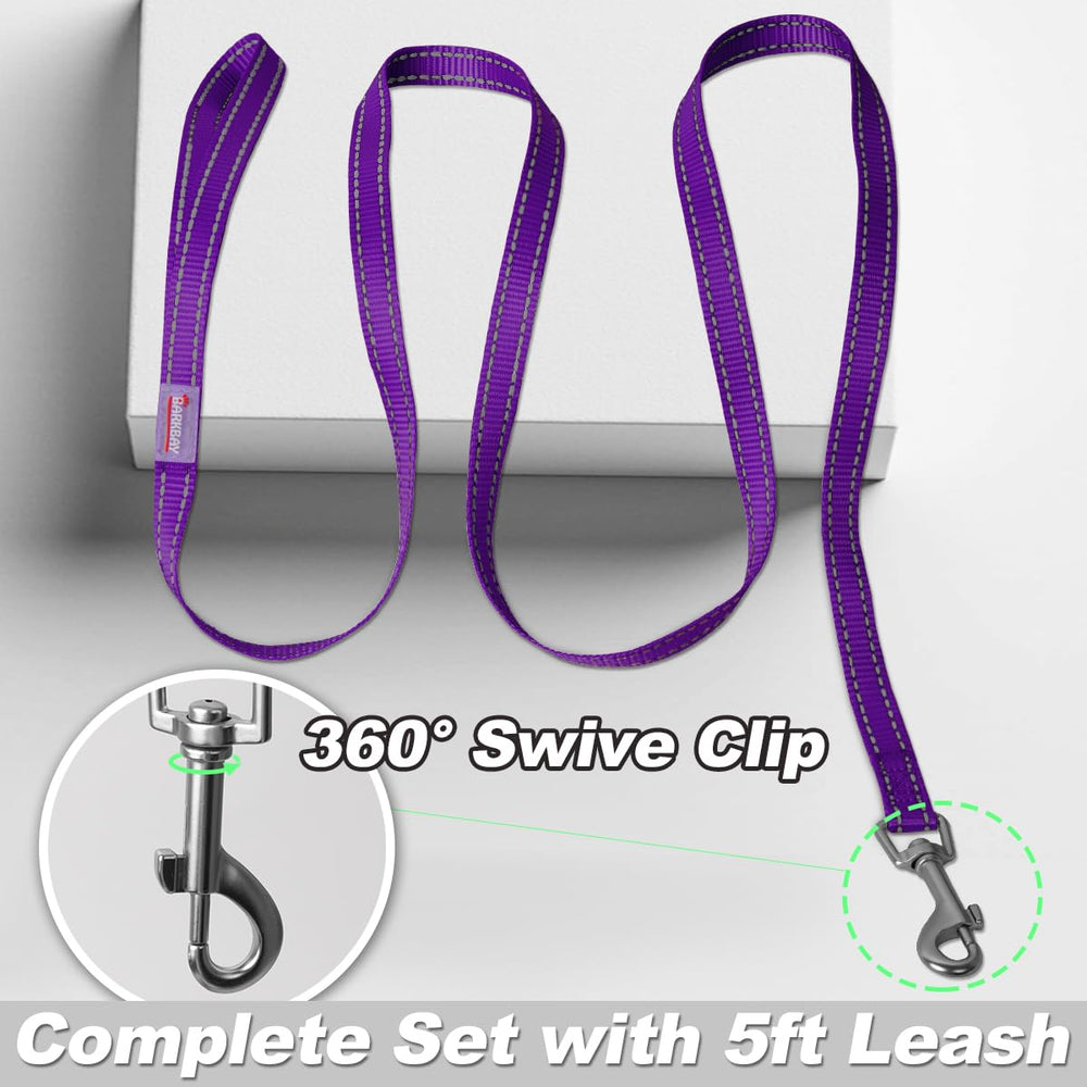 BARKBAY triple-security design with hook-and-loop fastener secures a snug fit.