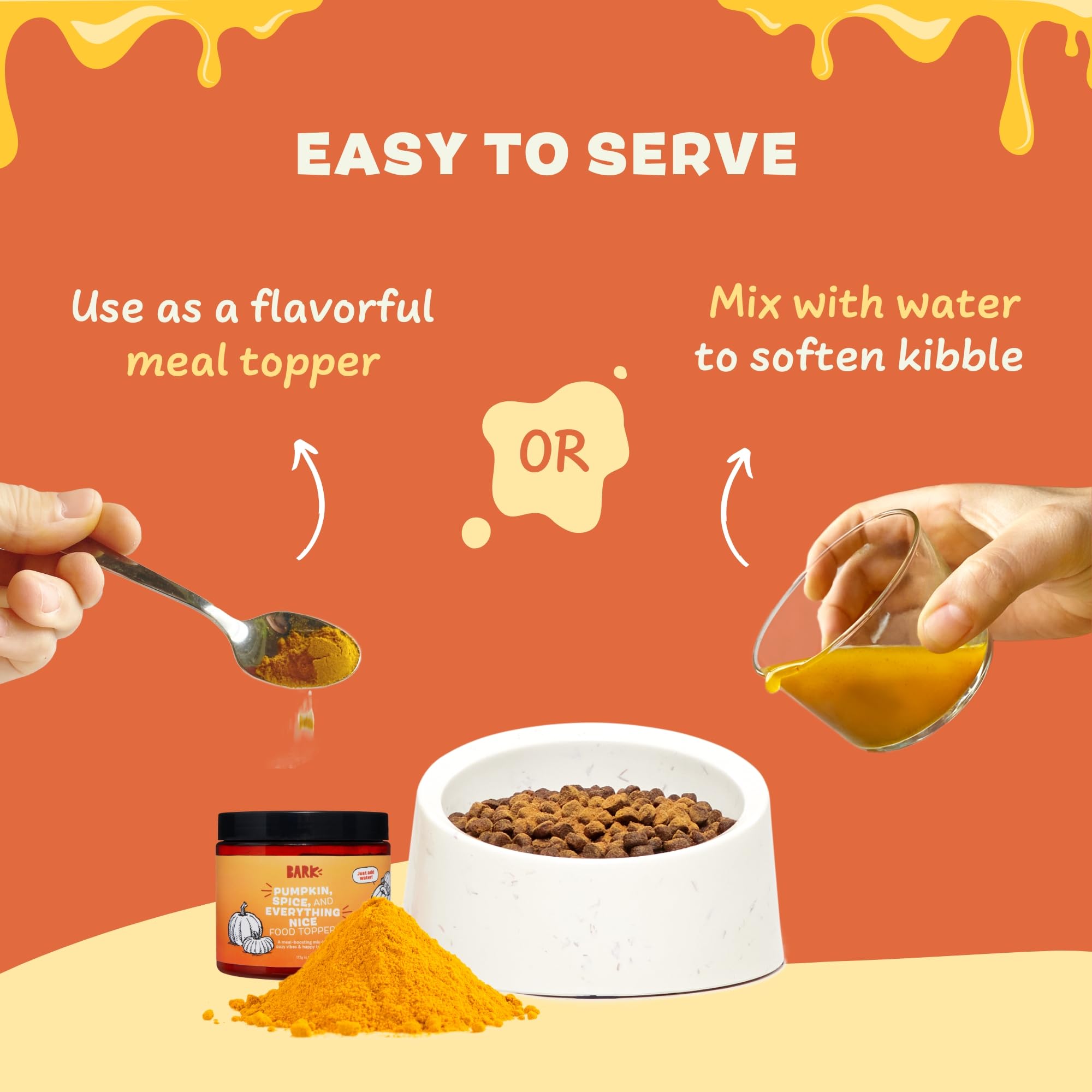 BarkBox aroma cálido de calabaza que invita a comer