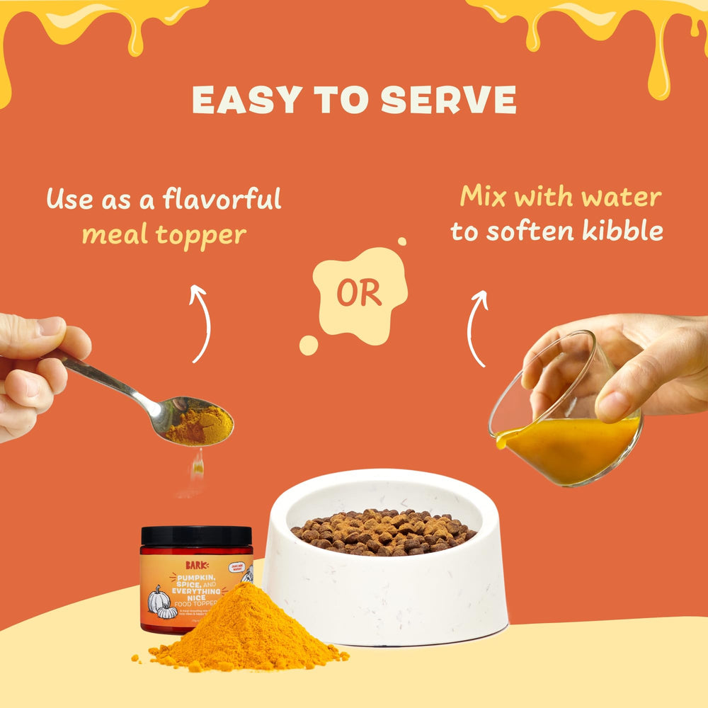 BarkBox aroma cálido de calabaza que invita a comer