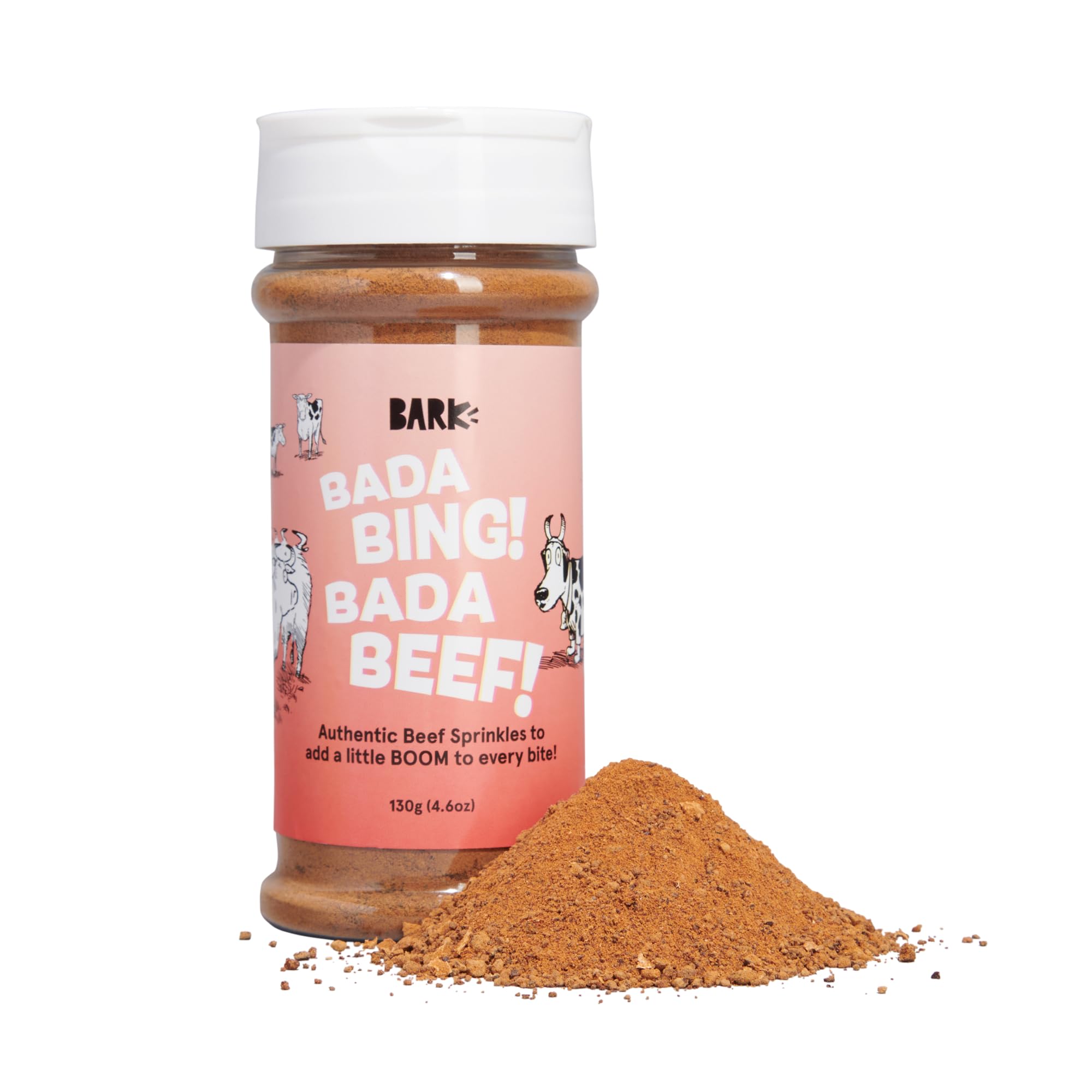 Barkbox Bada Bing Beef Topper bottle-dispense for easy daily kibble upgrade.