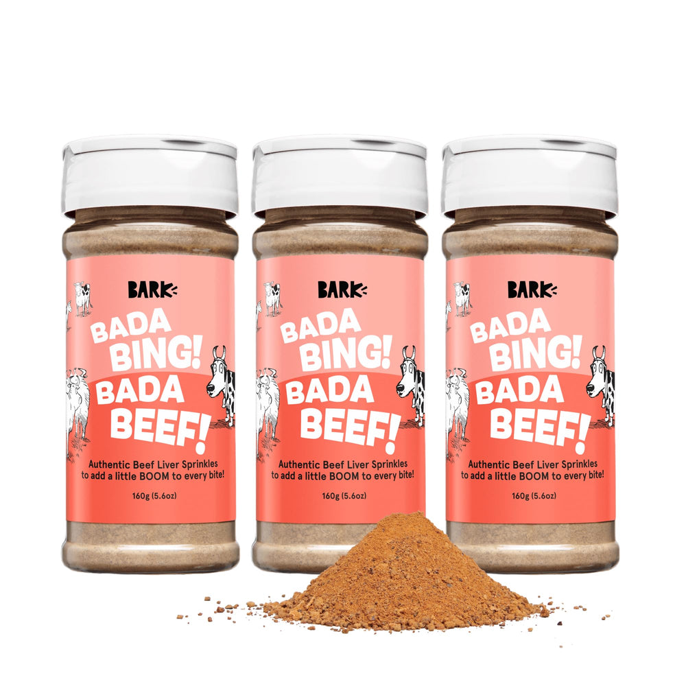 BarkBox Beef Topper bottle-pour enables quick, convenient meal boosts.