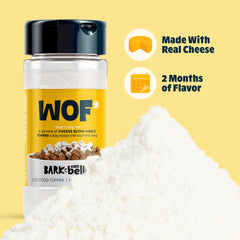 Barkbox Belly Cheese Topper serving dog bowl shows sprinkle-ready meal upgrade.