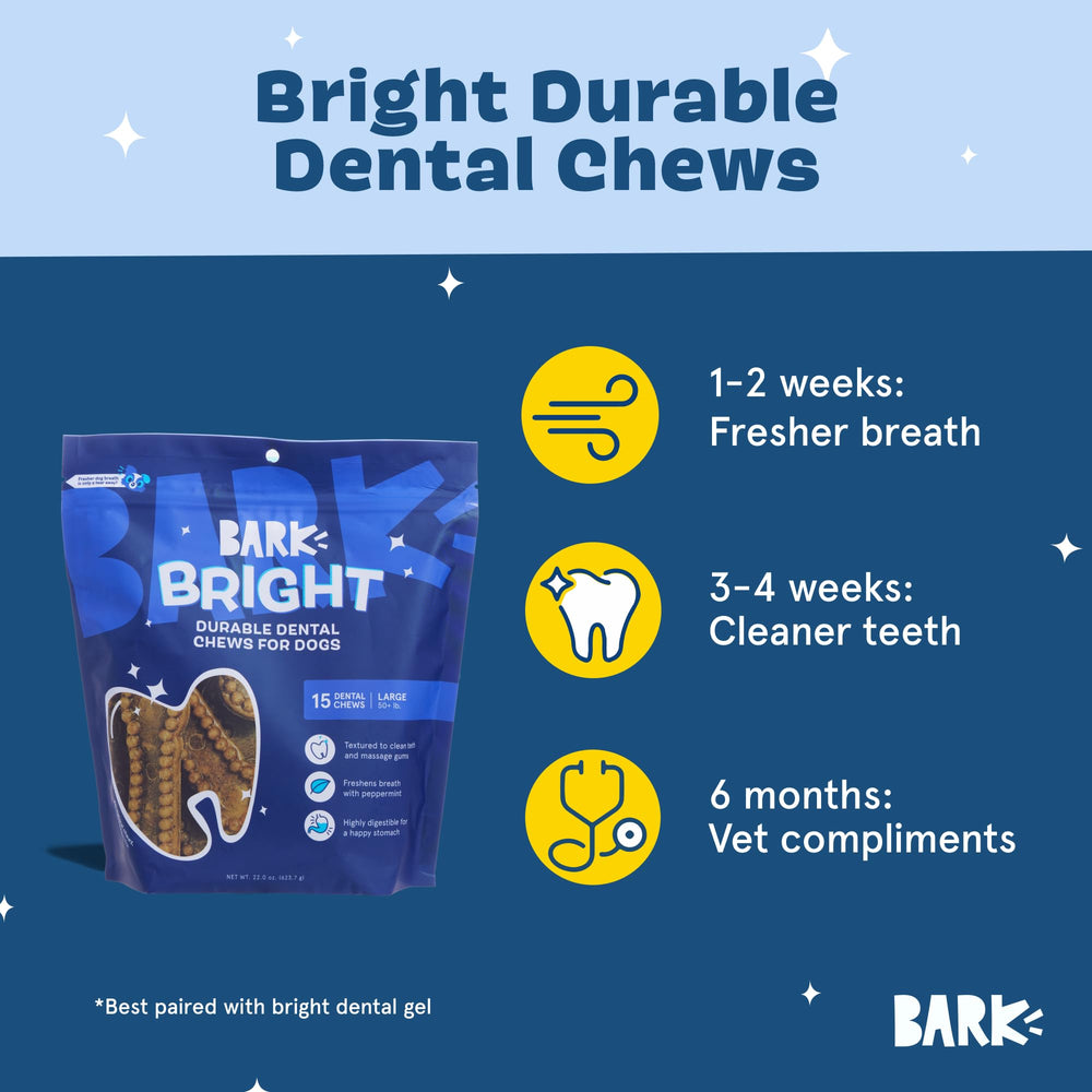 BarkBox Bright durable chews designed for tough chewers in large breeds
