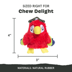 BarkBox Captain Parrot toy — teeter-tottering motion to boost engagement.
