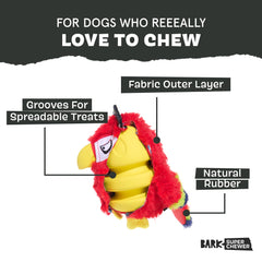 BarkBox Captain Parrot toy — treat-dispensing base for rewarding play.