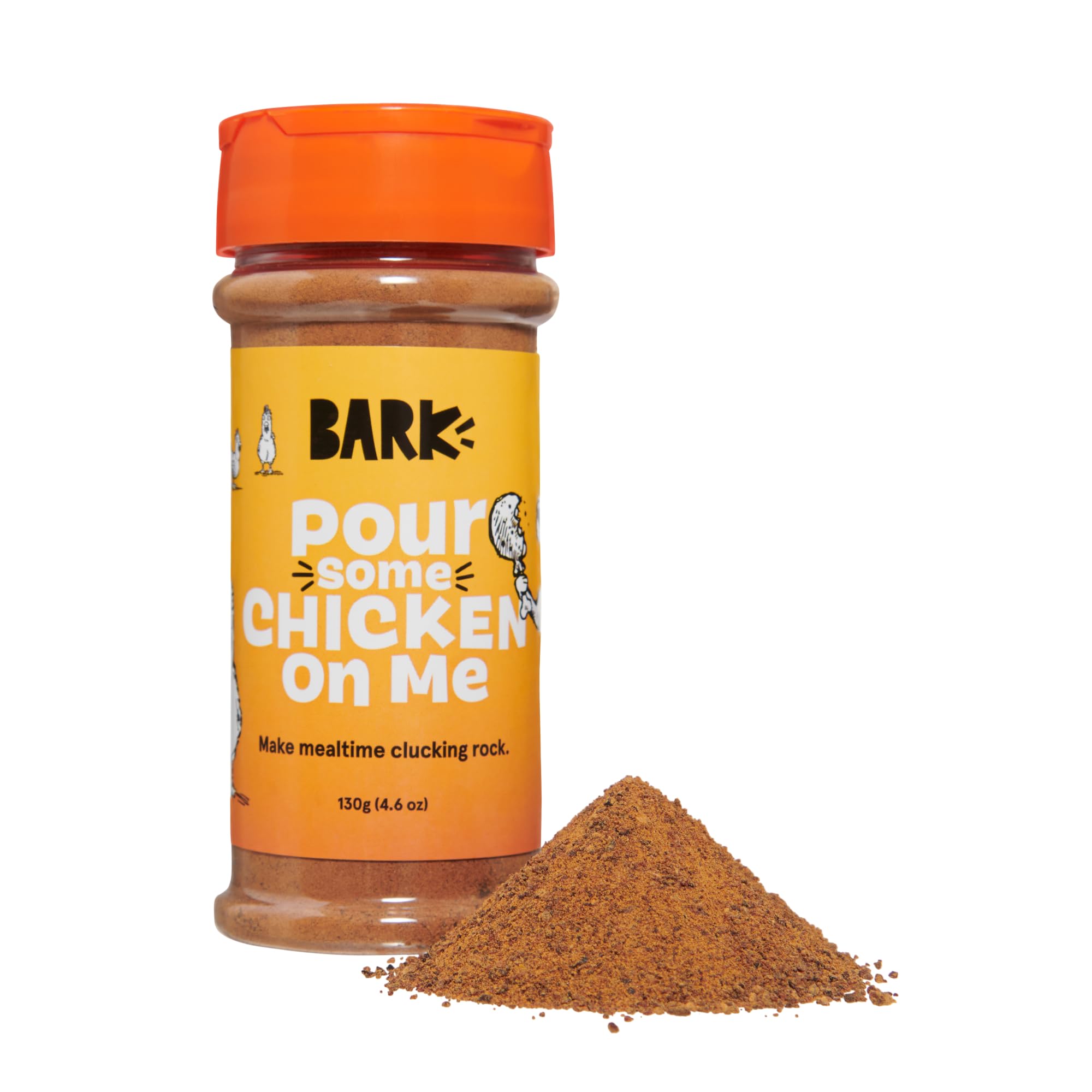 BarkBox Chicken Topper Mixer pours from the bottle, adding high-protein kibble boost.