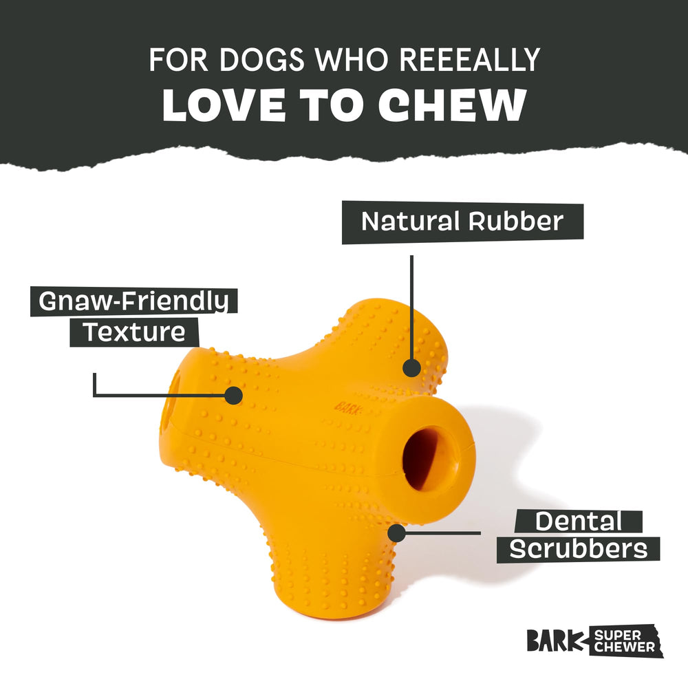 BarkBox Coral Teef dental scrubber view supports gentle cleaning during chews