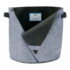 BarkBox felt storage bin with an open side for quick, organized toy access