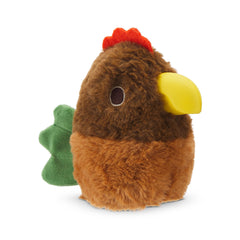 Barkbox Fowl Play tearable chicken revealing a treat-dispensing core for interactive play