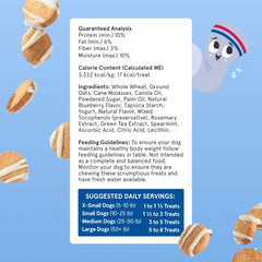 Barkbox Frosted Socks nutritious-grains: gentle crunch with tummy-friendly ingredients for everyday treats.