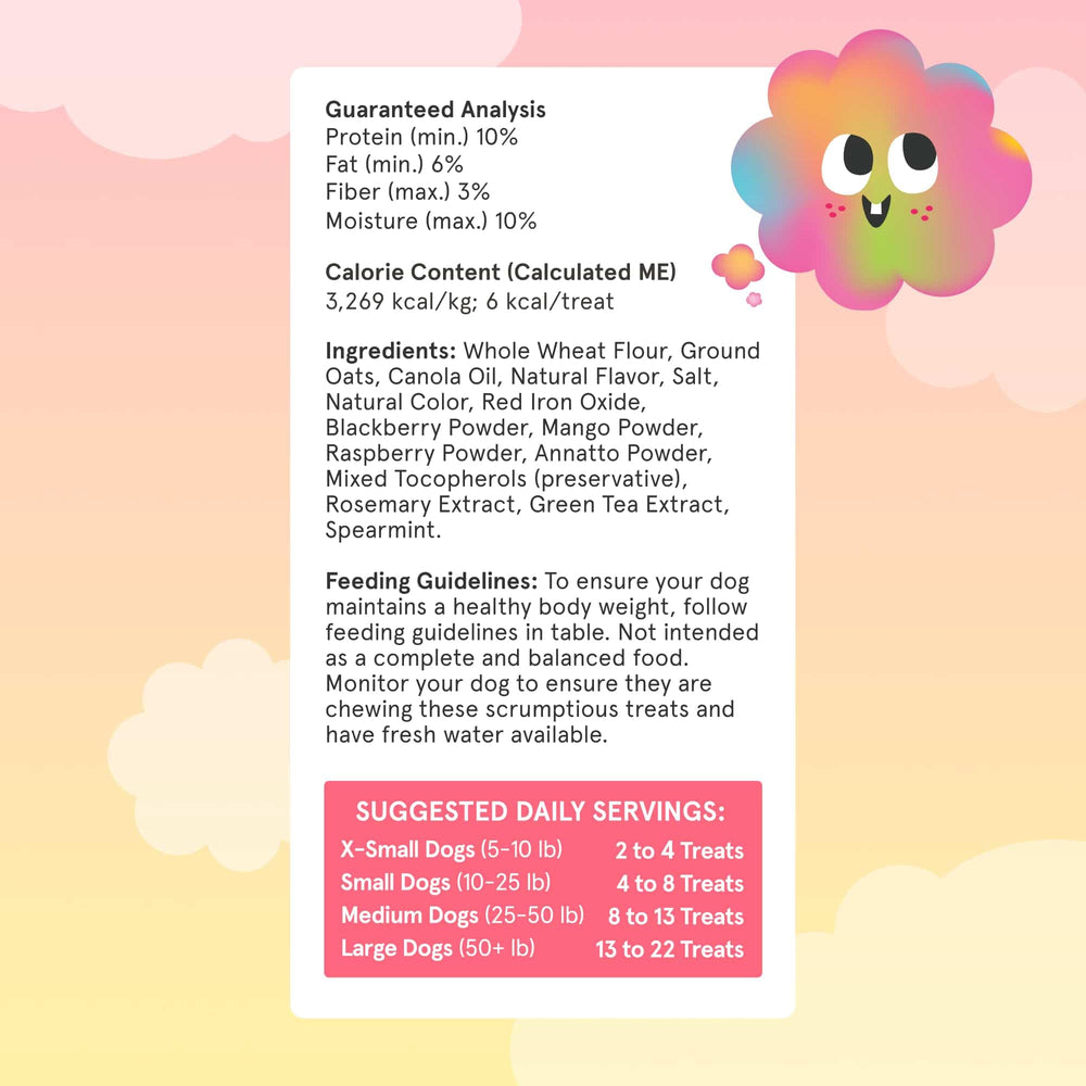 Barkbox Fruity Toot Loops: granos nutritivos para energía diaria.