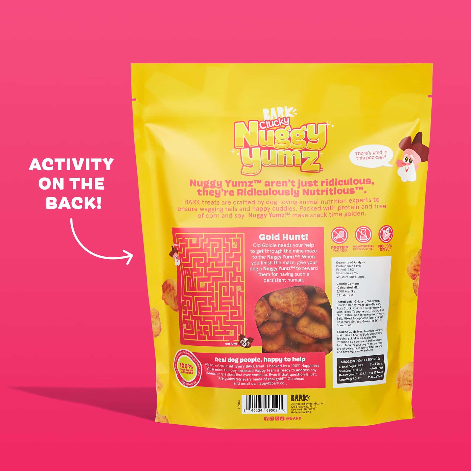 Soft-baked Barkbox Nuggy Yumz deliver a savory bite your pup loves