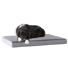 Barkbox orthopedic bed memory-foam-core delivers joint-supporting comfort for dogs at rest.