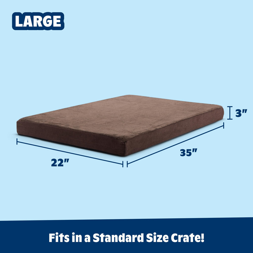 BARKBOX orthopedic bed washable cover espresso color for easy care