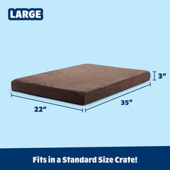 BARKBOX orthopedic bed washable cover espresso color for easy care
