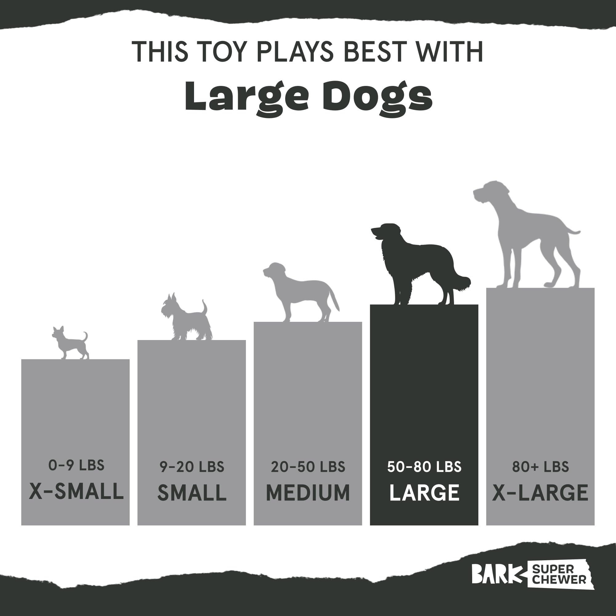 BarkBox Ricochet Nutria toy outdoors showing durable rubber material.