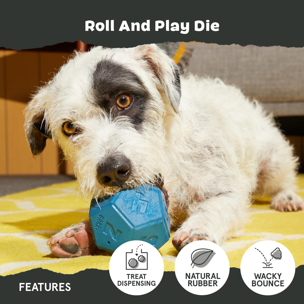 BarkBox Roll and Play Die, easy to clean on the top rack of a dishwasher