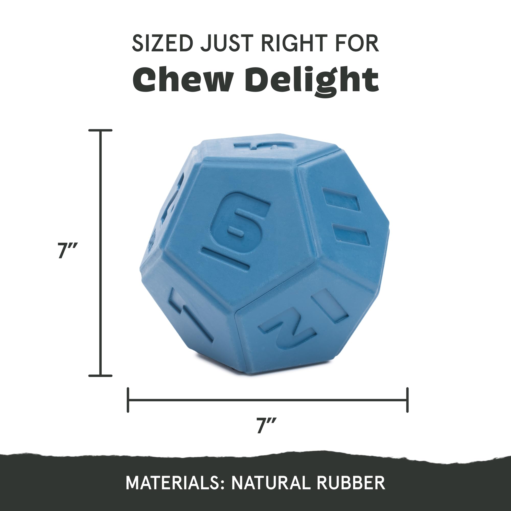 BarkBox Roll and Play Die, toss and tumble wacky bounce for active play