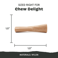 BarkBox Super Chewer nylon toy small textured-1 highlights durable chewing and dental stimulation