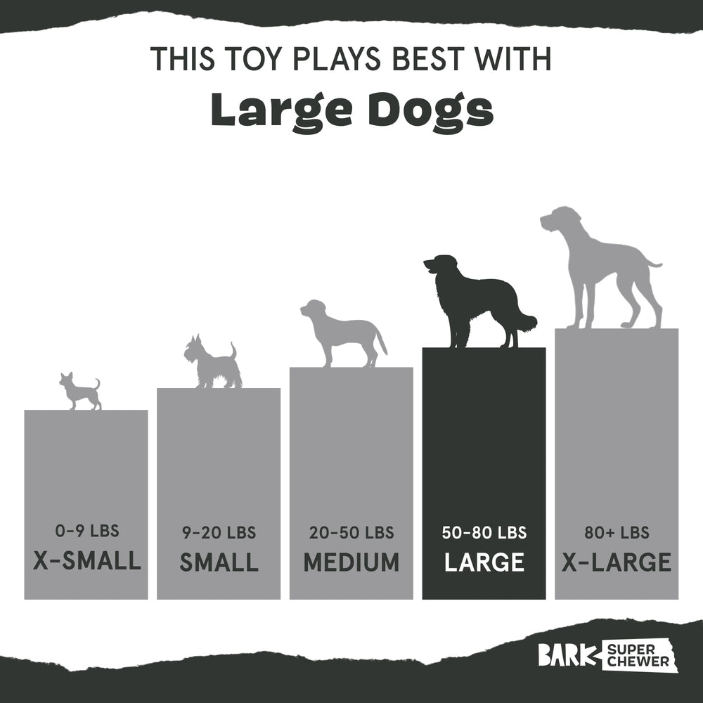 BarkBox Torbert the Troll large-dog friendly design for big breeds