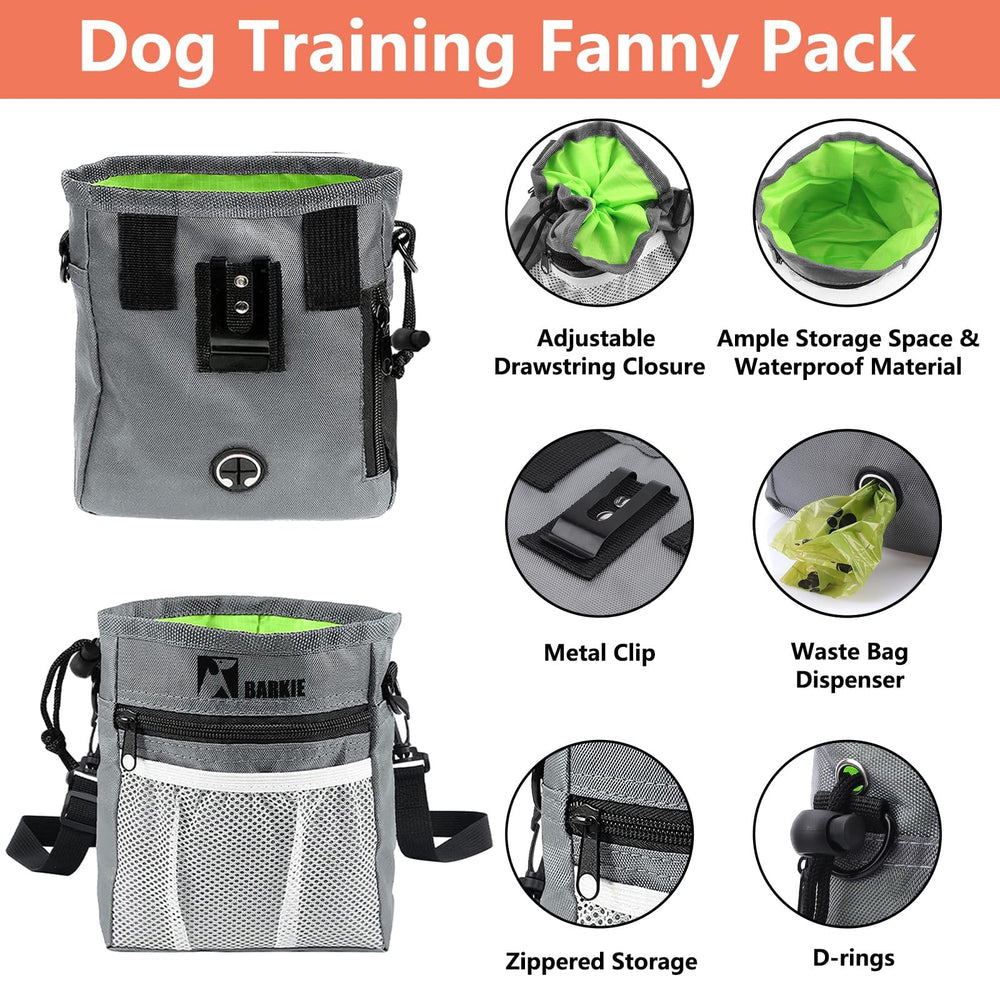 BARKIE treat pouch stays waterproof and easy to clean for rewards