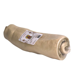 Barking Buddha Beef Cheek Rolls in action—great for keeping dogs engaged during training.