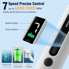 Barkitty 7-speed dial illustrating customizable control for nails