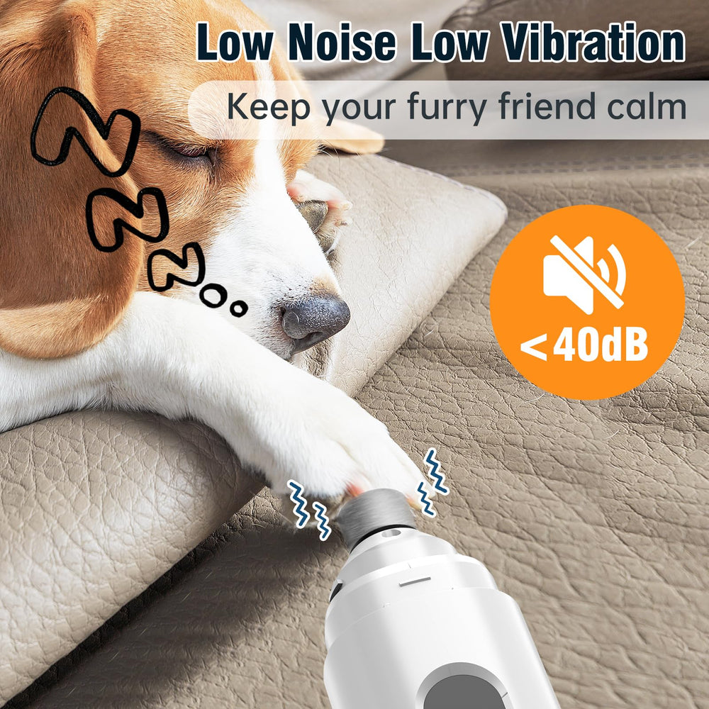 Barkitty digital display and LED light for precise, safe grinding