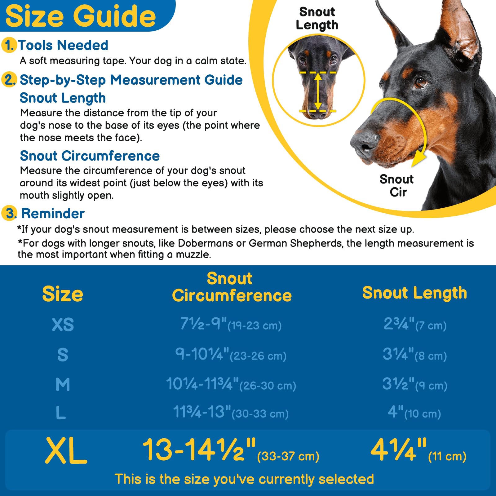 BARKLESS muzzle preventing scavenging during walks while allowing panting.
