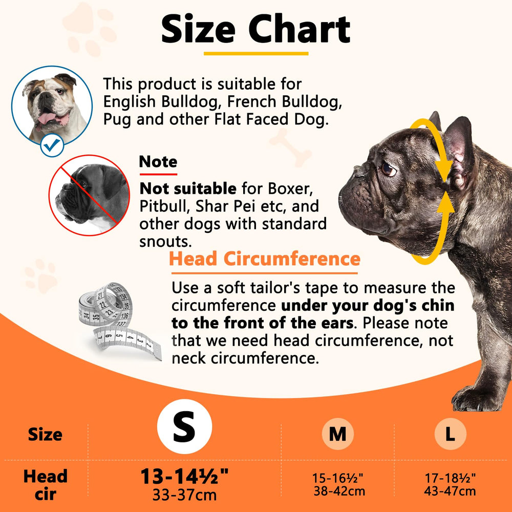 BARKLESS brachycephalic dog muzzle fit with breathable design for secure wear.