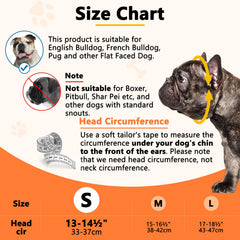 BARKLESS brachycephalic dog muzzle fit with breathable design for secure wear.