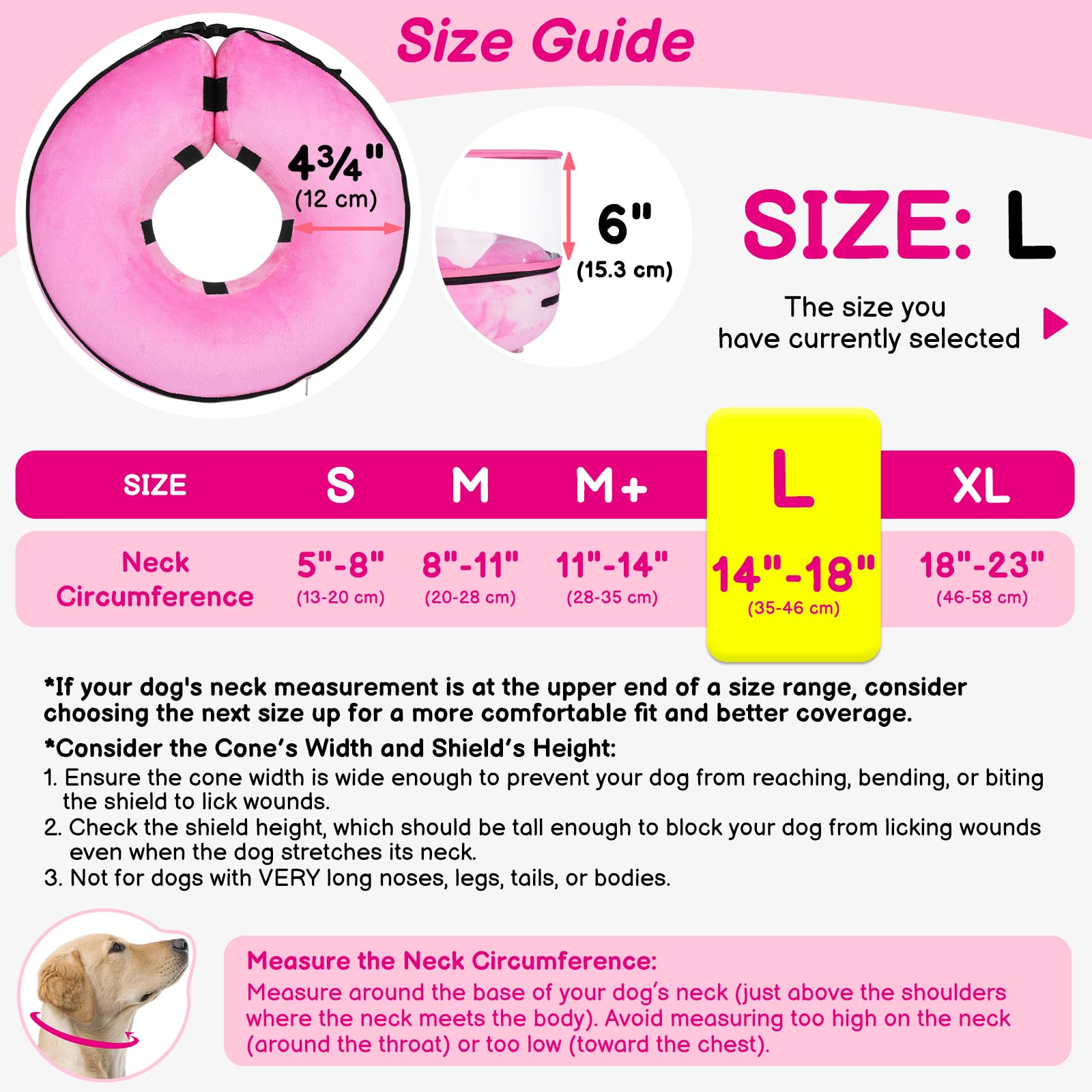 BARKLESS care instructions show how to store and protect the cone.