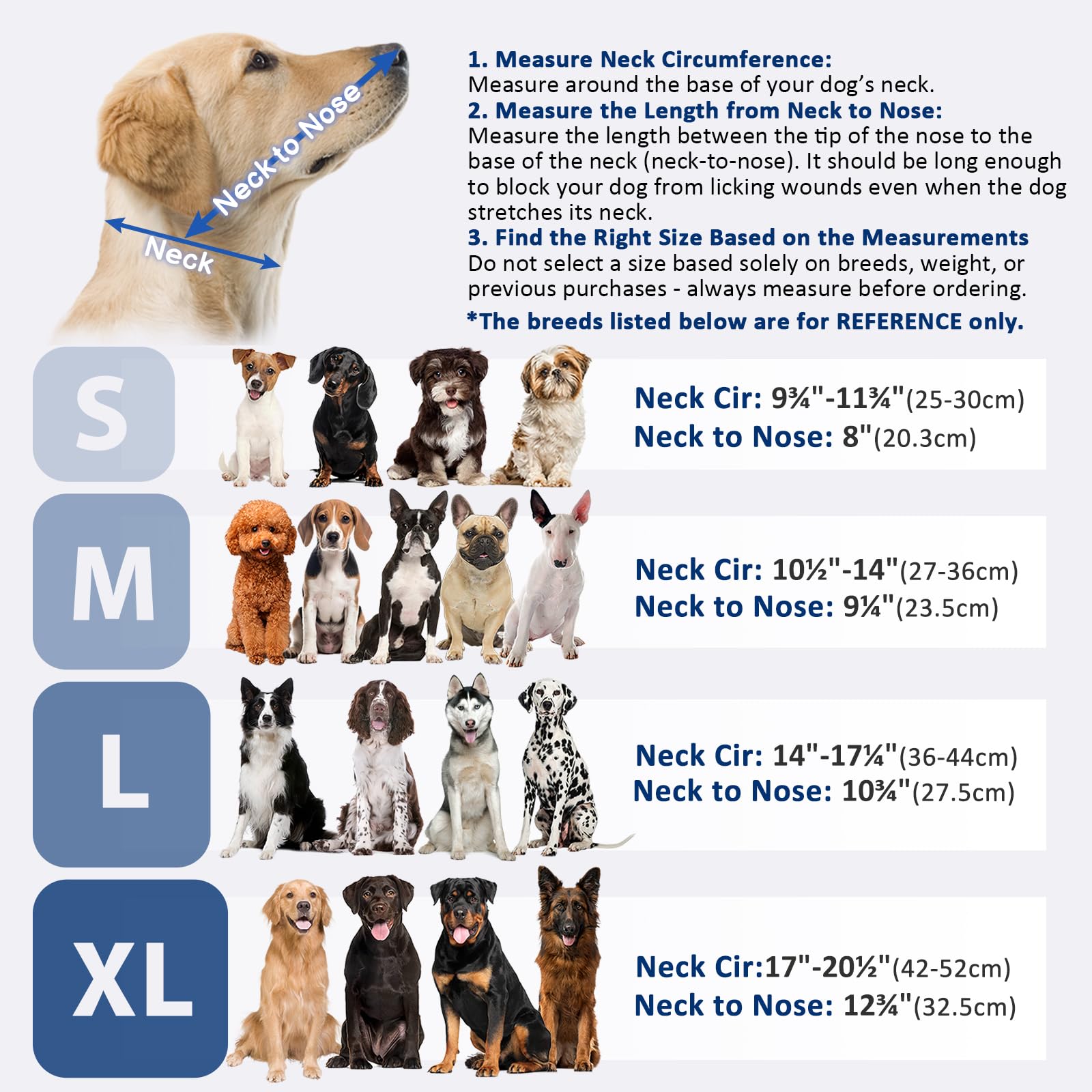 BARKLESS dog cone blue for in-home recovery and comfort