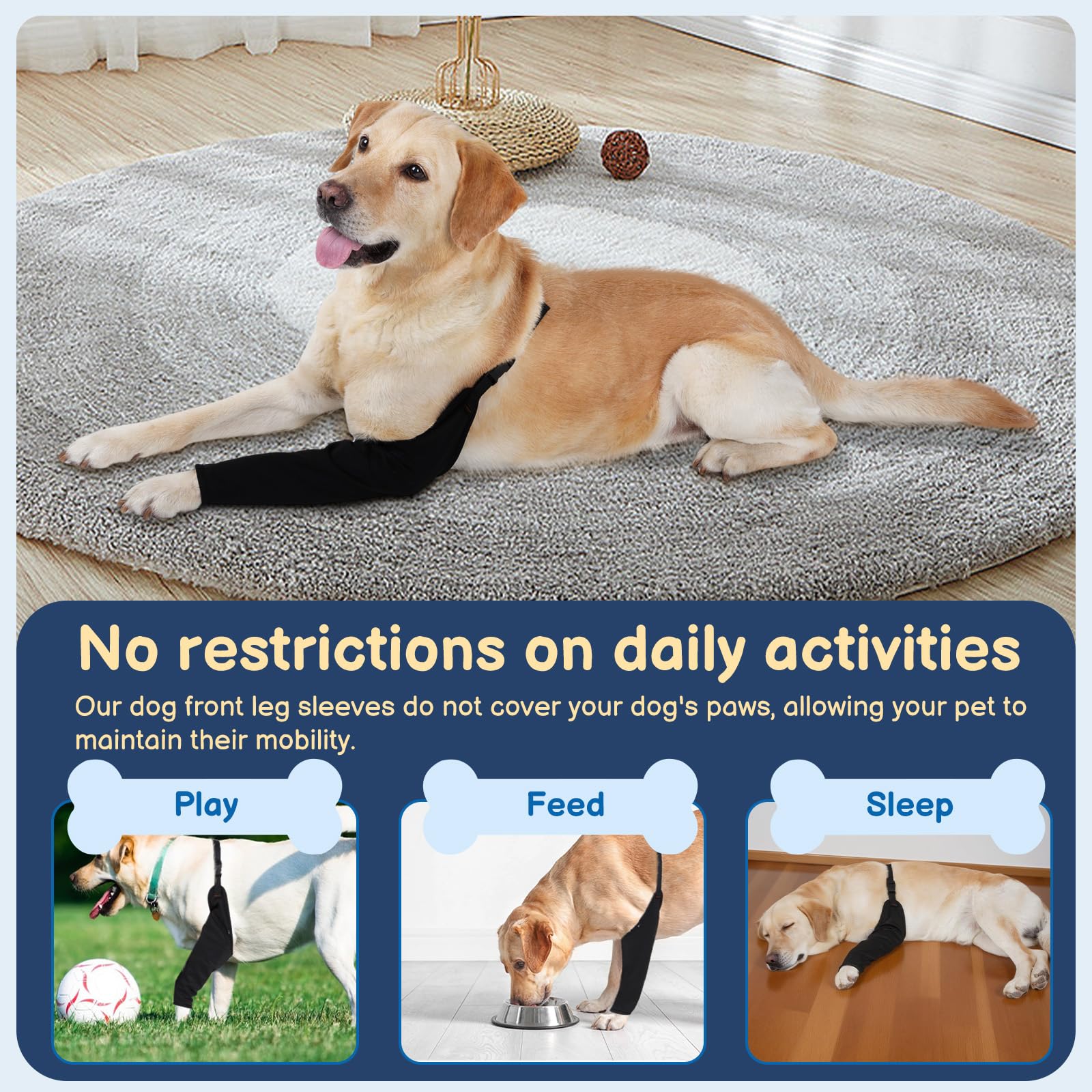 BARKLESS chest strap closeup shows secure fit during walking and play