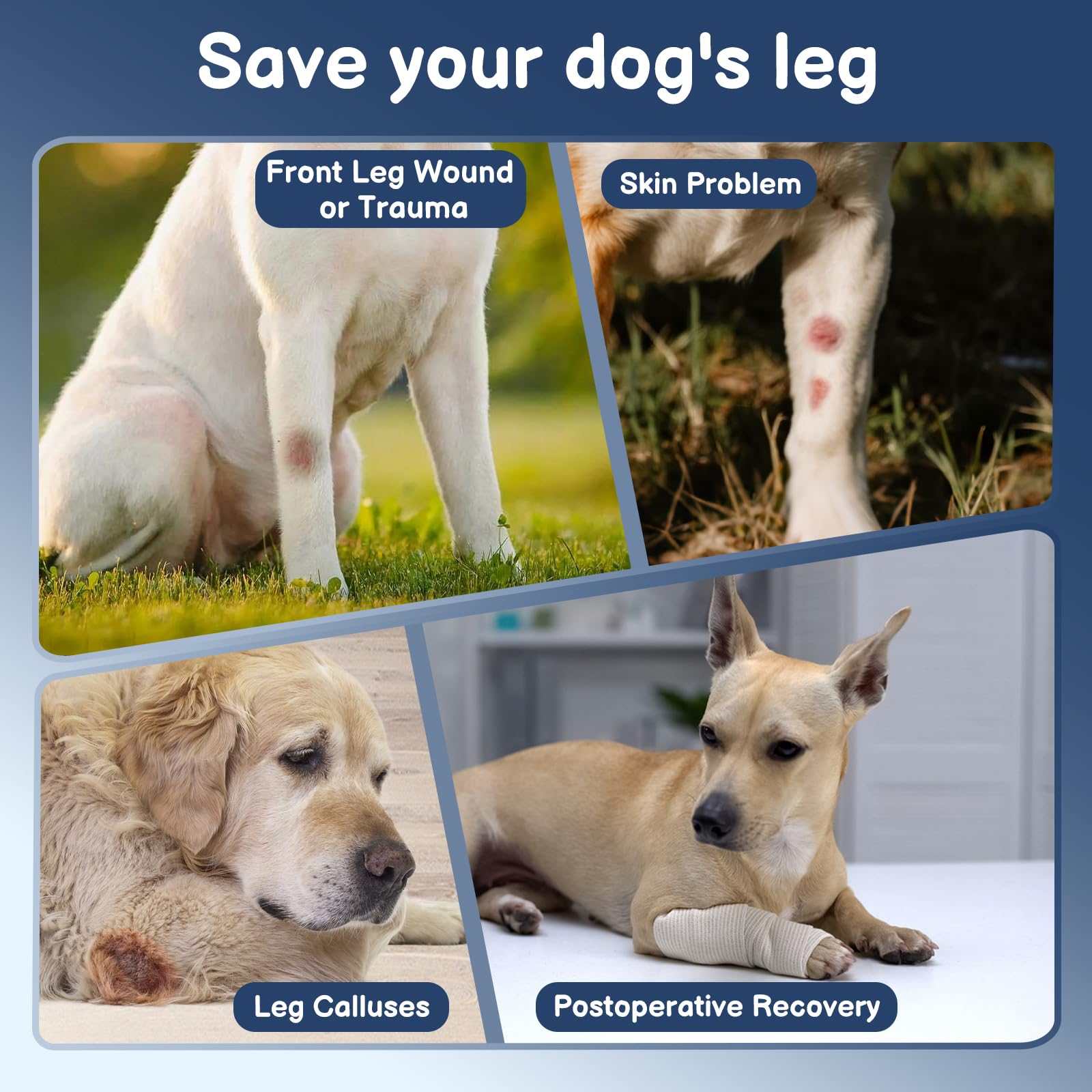 BARKLESS size guide image helps you pick the right sleeve
