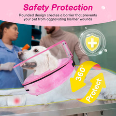 BARKLESS detachable shield guard adds extra protection against licking.