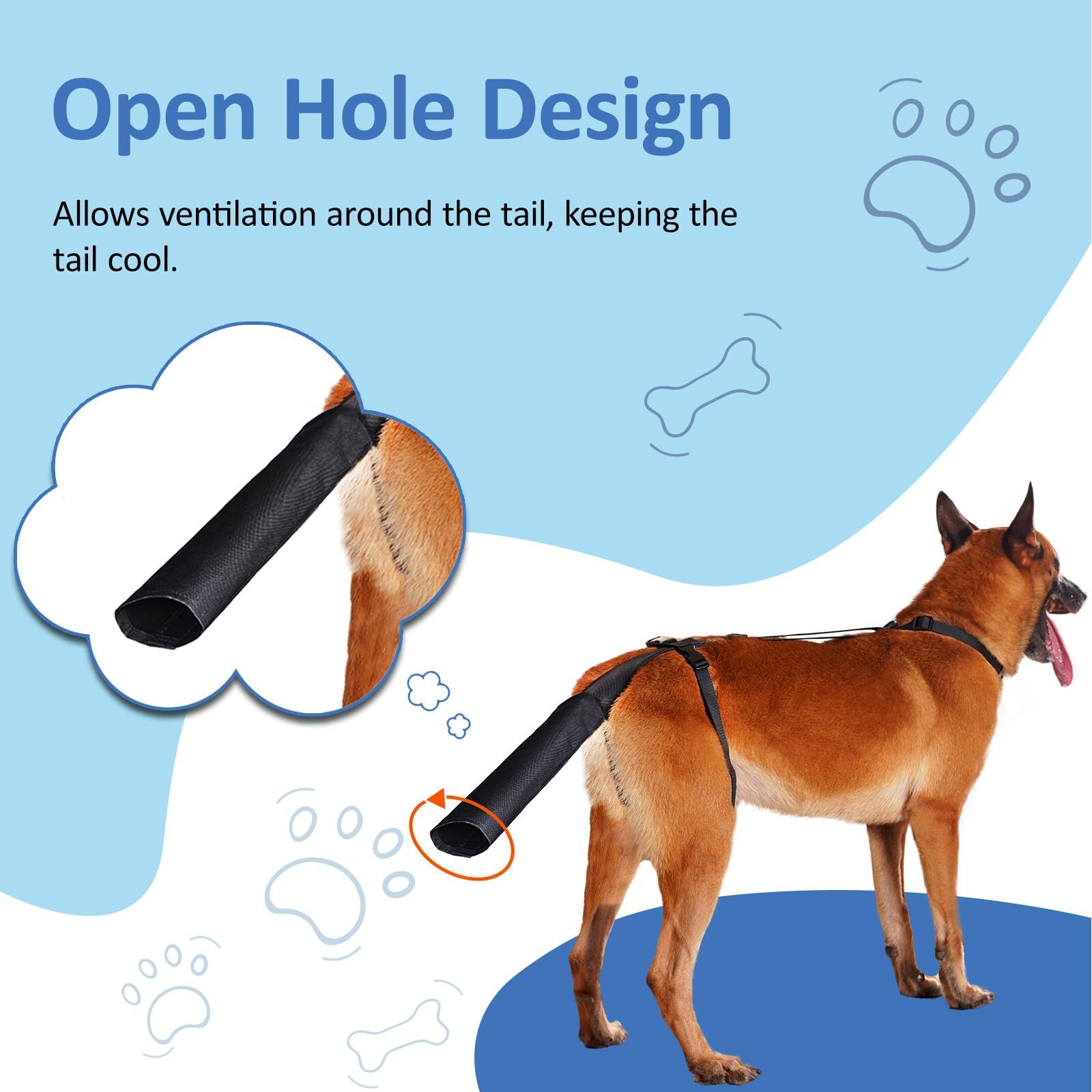 BARKLESS end bag latch with quick-release buckle for easy on/off