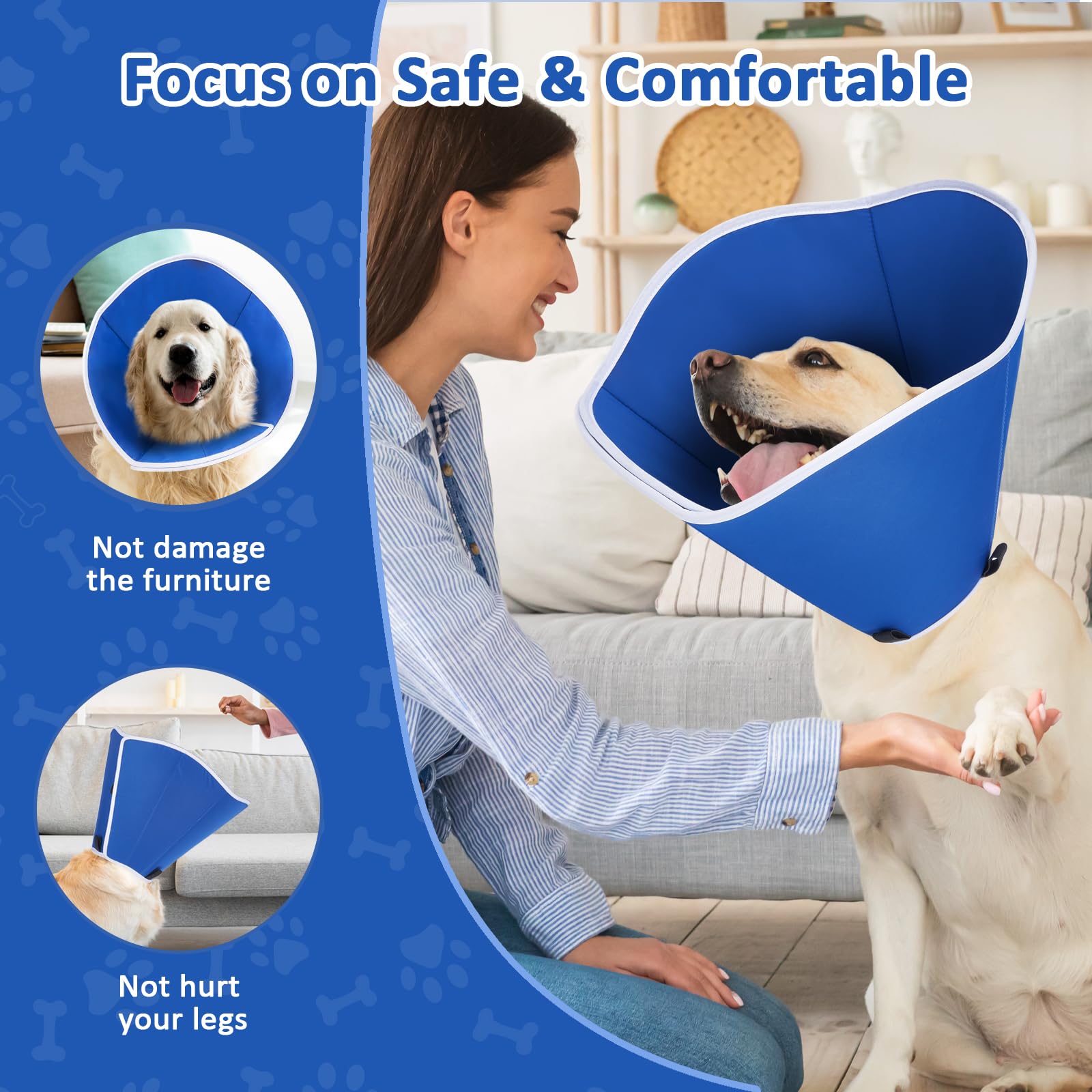BARKLESS long cone blue for wounds offers extended protection