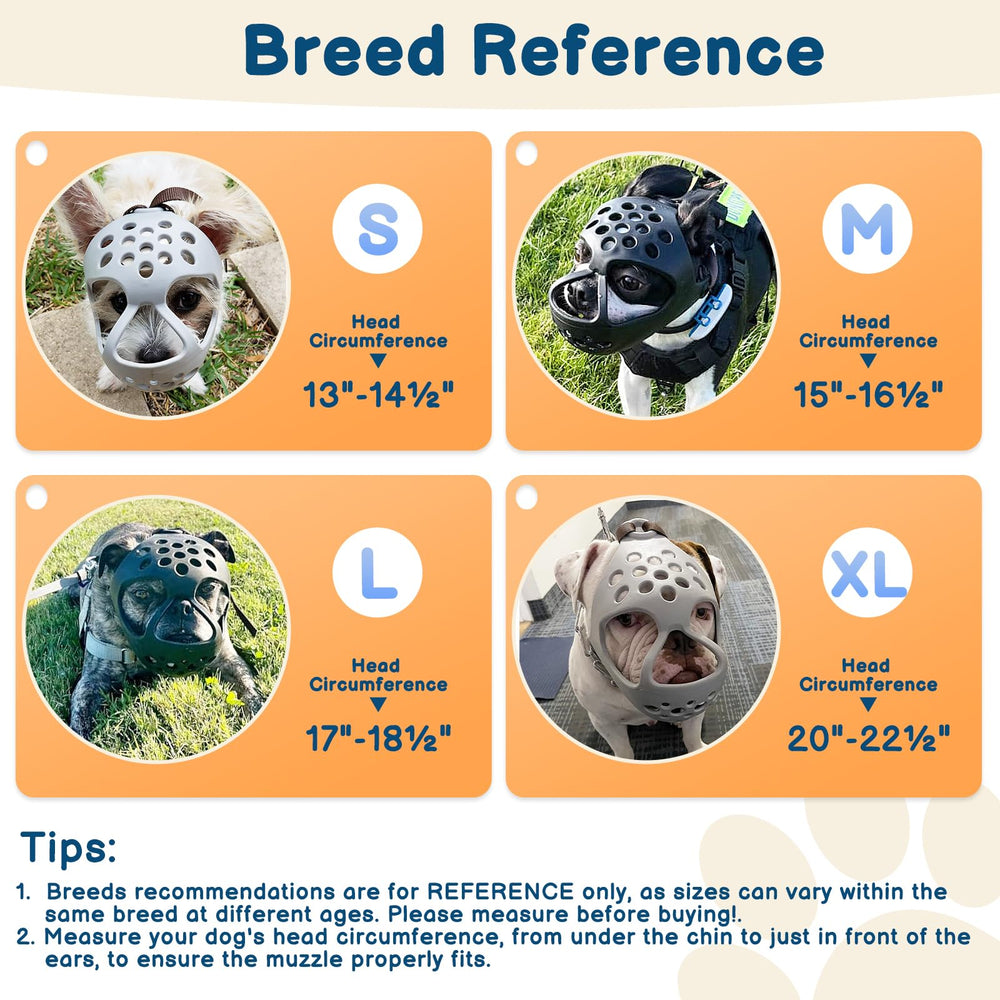 BARKLESS muzzle in grooming or travel context for vet visits