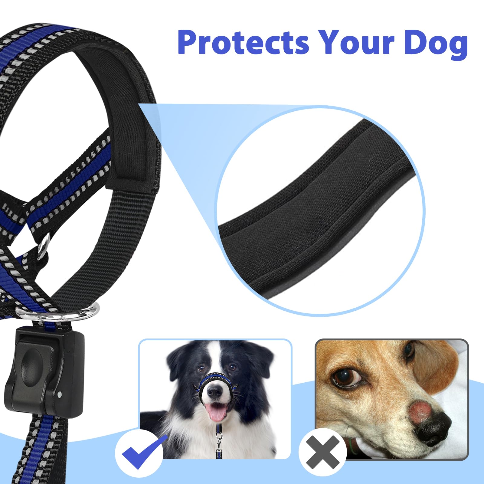 BARKLESS safety-leash-attachment enables extra security during outdoor outings