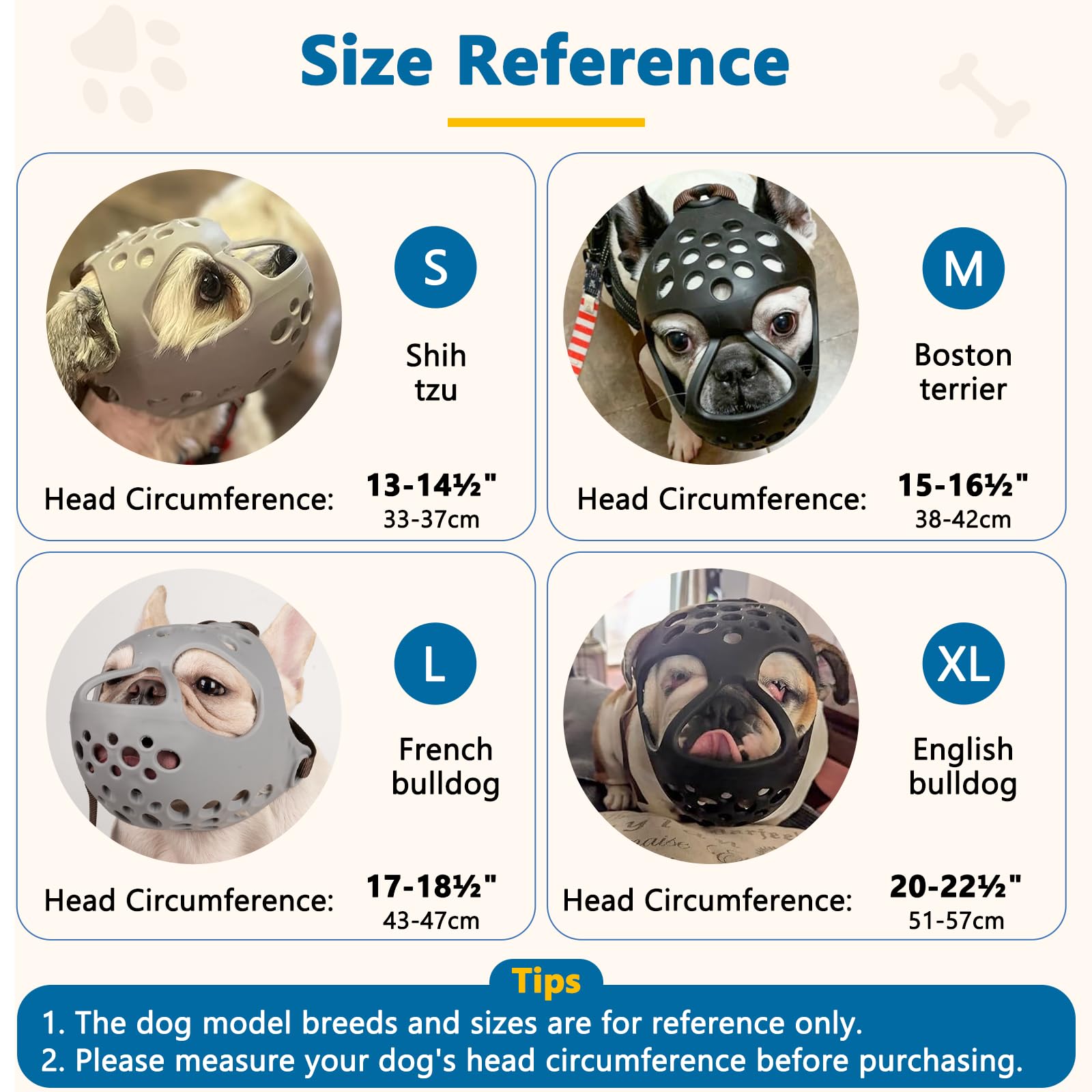 BARKLESS three-hole design breathable muzzle during grooming session.