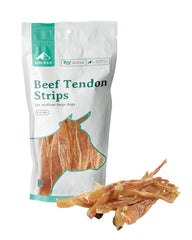 BARK'N BIG beef tendon chews packaging shows USA-made, single-ingredient protein.